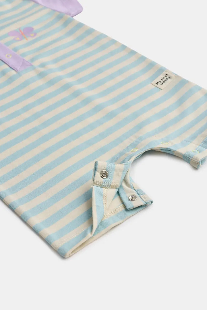 Woody Kleurrijk kruippakje van soepel katoen - Vlinder